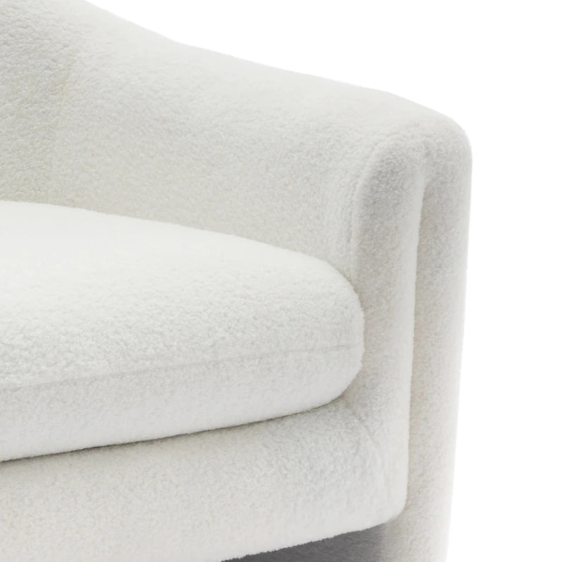 Modern Barrel Upholstered Accent Chair