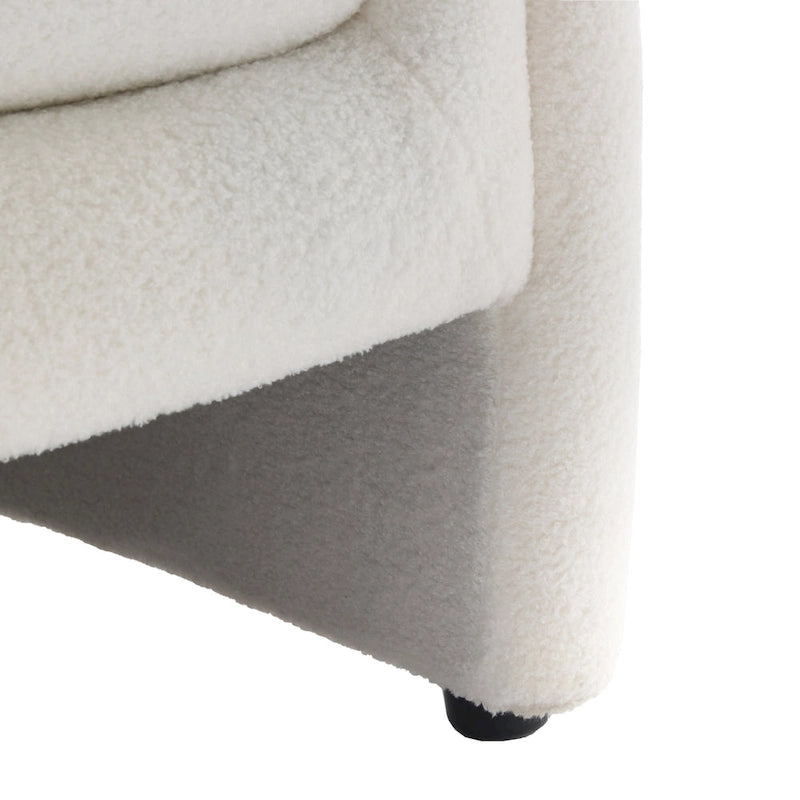 Modern Barrel Upholstered Accent Chair