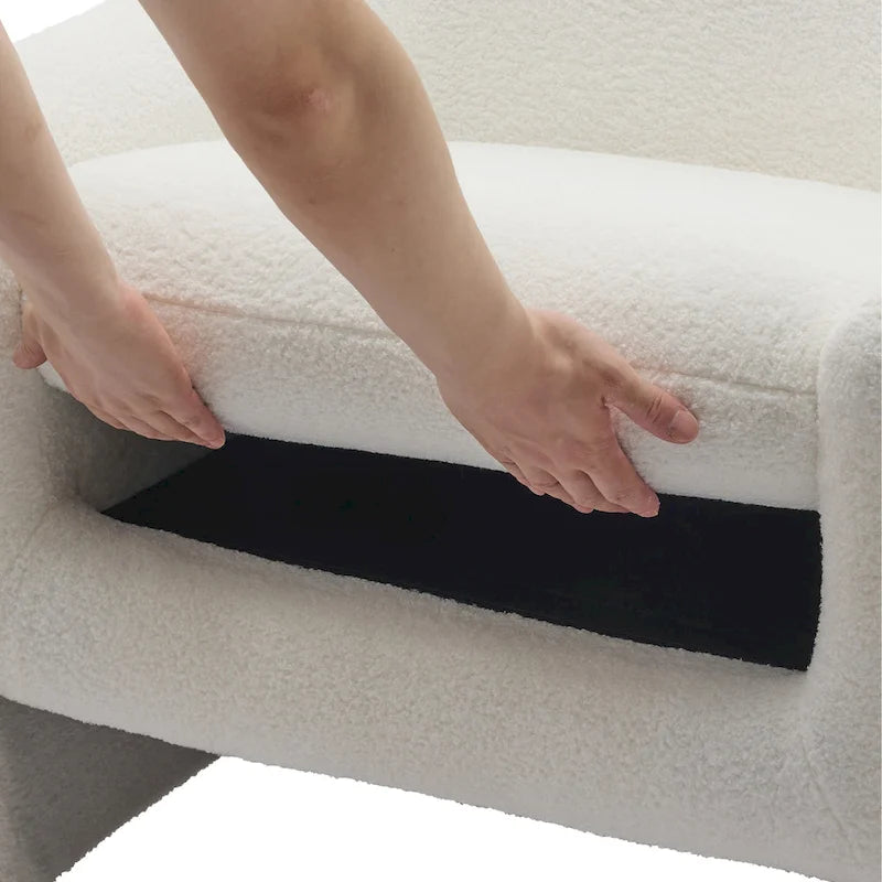 Modern Barrel Upholstered Accent Chair