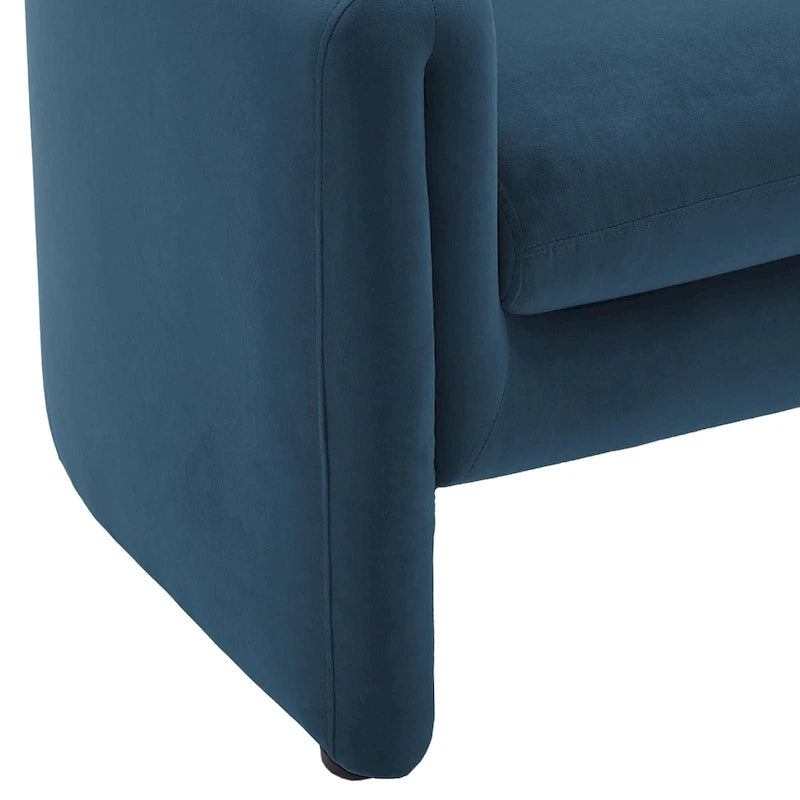 Modern Barrel Upholstered Accent Chair
