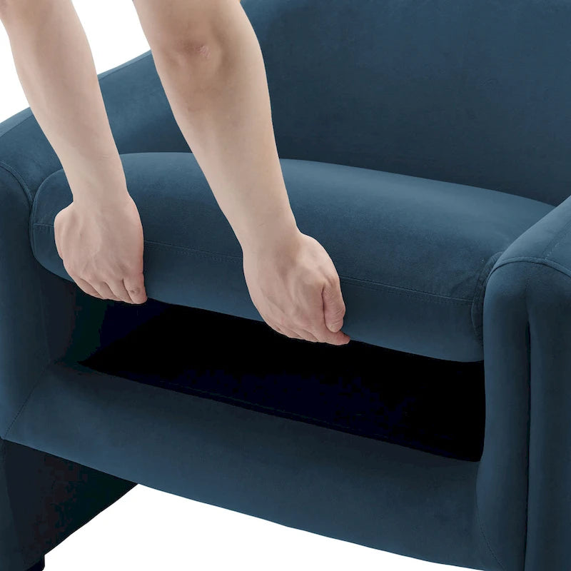 Modern Barrel Upholstered Accent Chair