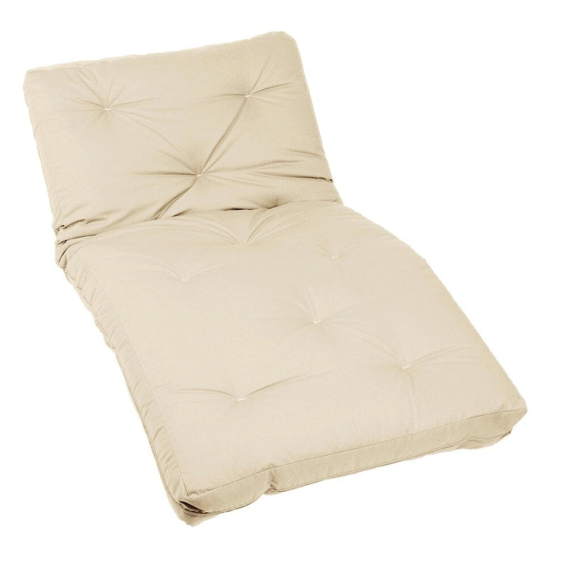 Futonmatratze in Twin-Size, Elfenbein