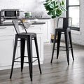 Lot de 2 tabourets de bar en métal de 24 pouces