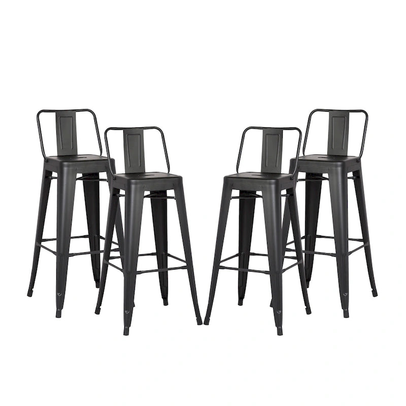 Lot de 2 tabourets de bar en métal de 24 pouces