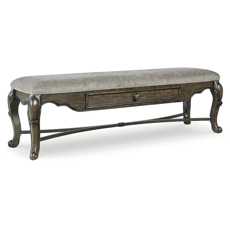 Dark Brown 63 Dining Bench -