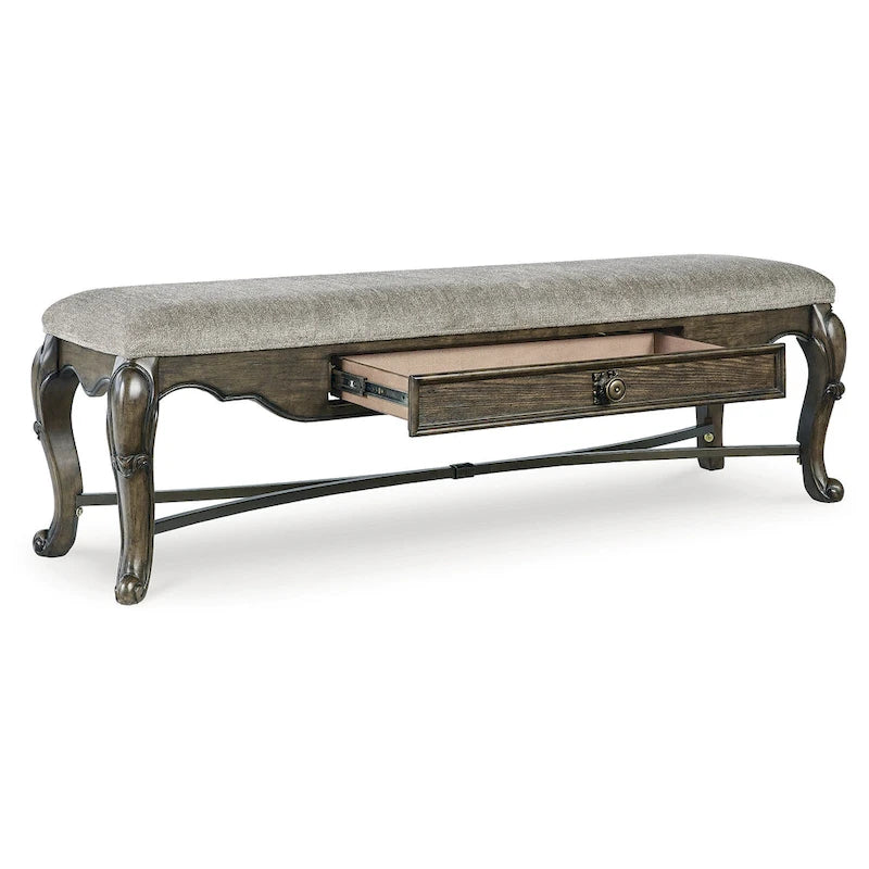 Banc de salle à manger marron foncé 63 -