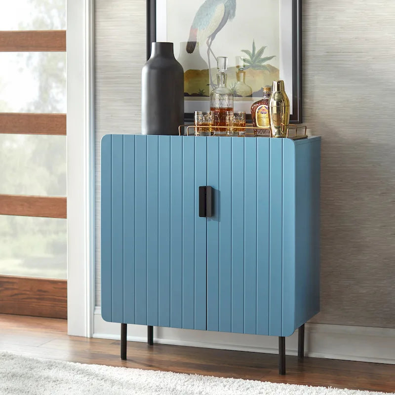 Buffet/Sideboard mit geriffelter Front