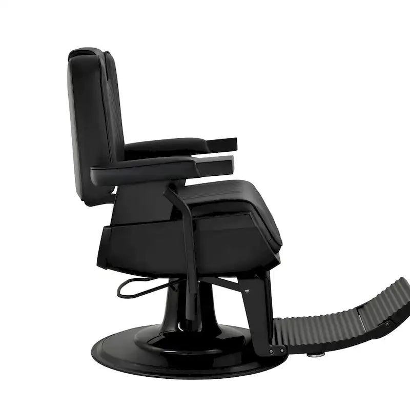 Heavy Duty Barber Chair Reclining Barbershop Styling Chair, Black