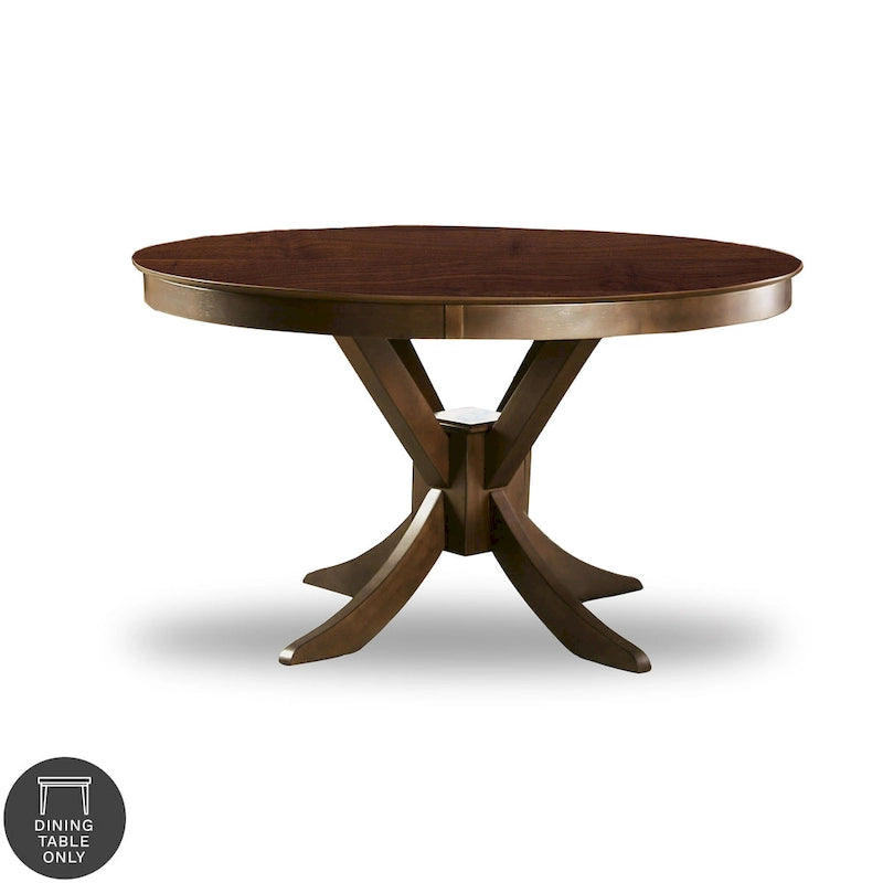 Traditional Walnut 53-inch Dining Table