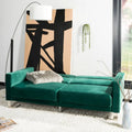 Modernes, zweitiliges, klappbares Schlafsofa in Beige
