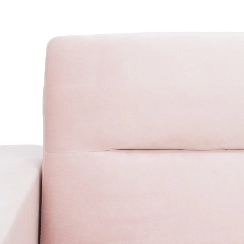 Modernes, zweitiliges, klappbares Schlafsofa in Beige