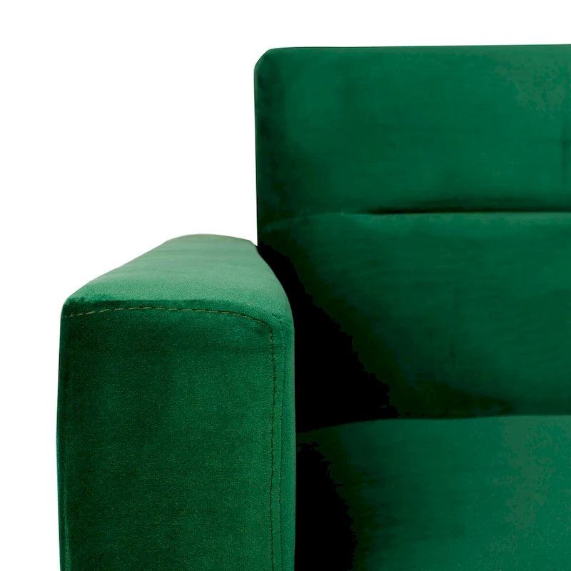 Modernes, zweitiliges, klappbares Schlafsofa in Beige