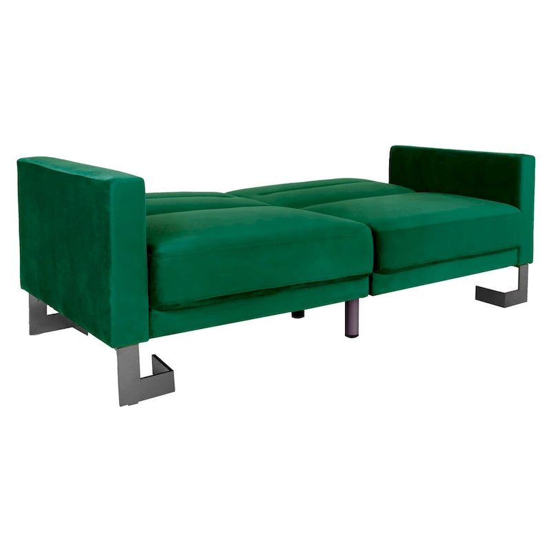 Modernes, zweitiliges, klappbares Schlafsofa in Beige