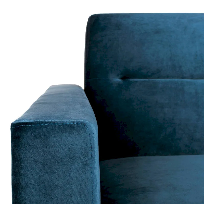 Modernes, zweitiliges, klappbares Schlafsofa in Beige
