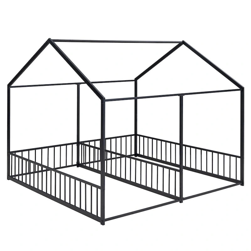 Metal Twin Size House Platform Beds