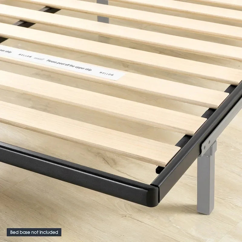 Planche de lit métallique de 1.6 pouce avec lattes en bois