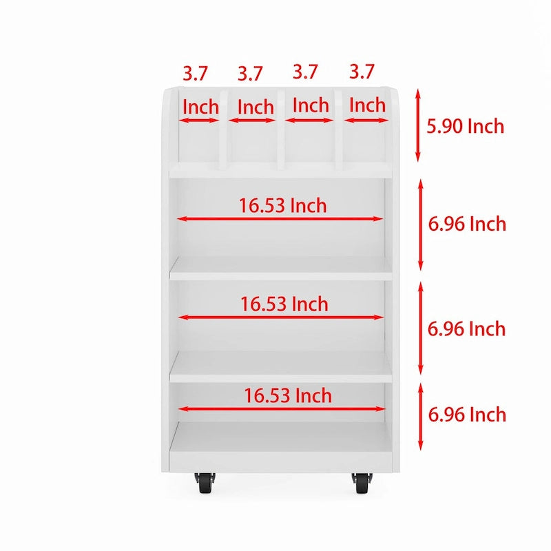 Desserte îlot de cuisine à 4 niveaux avec porte-épices et roulettes verrouillables, îlot de rangement de cuisine mobile au design simple