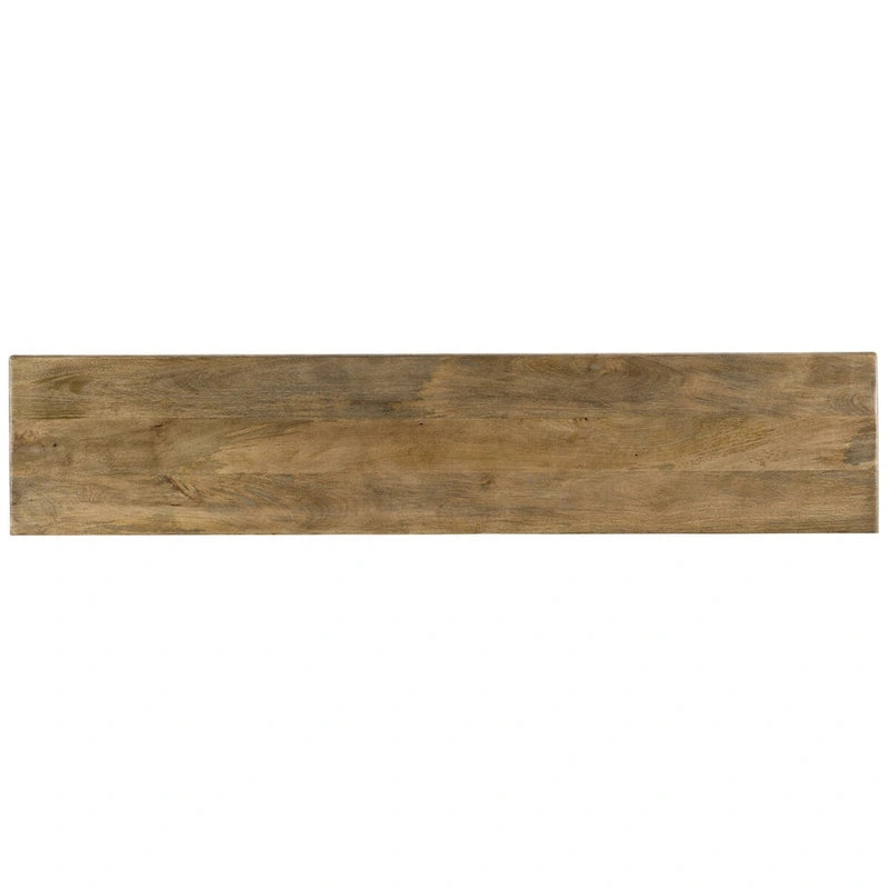 Meuble console multimédia à 4 portes - 86W x 30H x 18D
