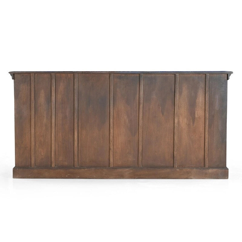 Buffet en bois bleu avec portes, 72