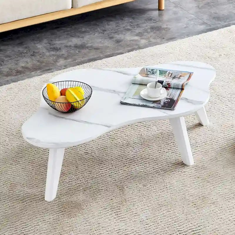 Table basse moderne minimaliste en forme de nuage