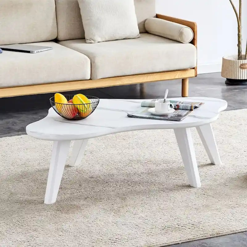 Table basse moderne minimaliste en forme de nuage